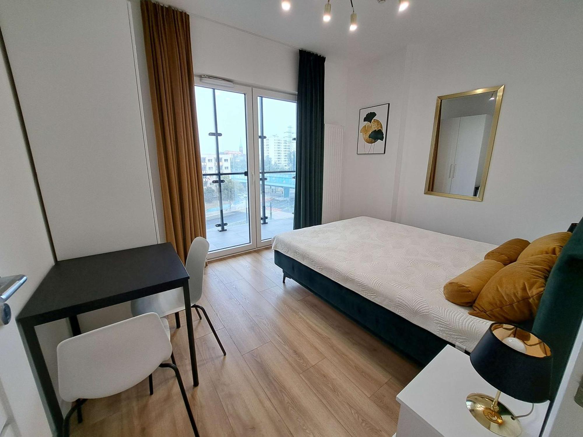 Apartamenty Wola Tower Warschau Exterior foto